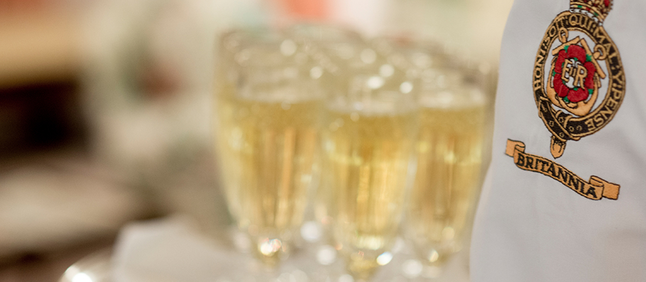 Royal Yacht Britannia Events - Champagne Glasses