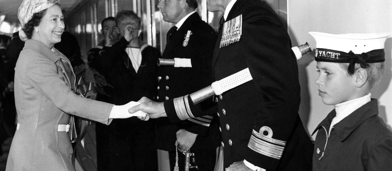 Royal Yacht Britannia Black and White 4