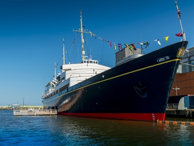 Exterior of The Royal Yacht Britannia