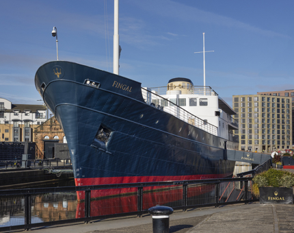The exterior of Fingal Hotel, ship.
